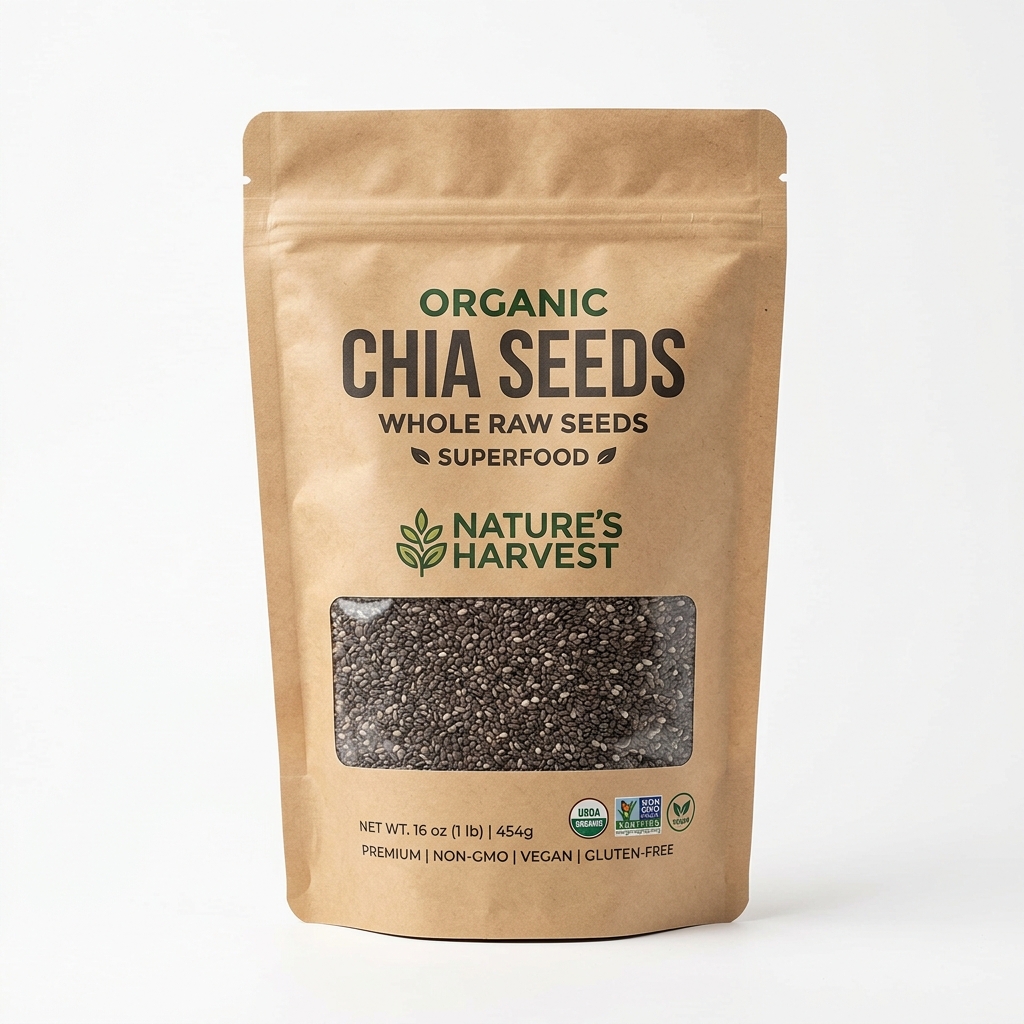 Organic Chia Seeds 500g